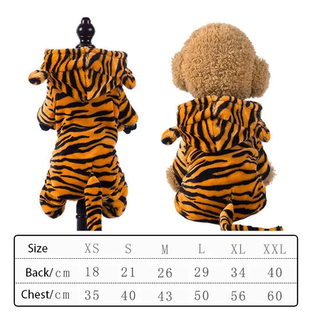 Soft Warm Fleece Dogs Jumpsuits