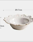 Baroque blue trumpet bowl