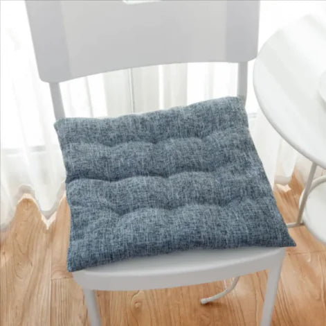 Nordic-Style Thick Linen Seat Cushion