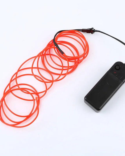 Neon LED Light Glow EL Wire String Strip Rope Tube Decor Car Party + Controller