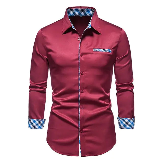 Patchwork Formal Shirts