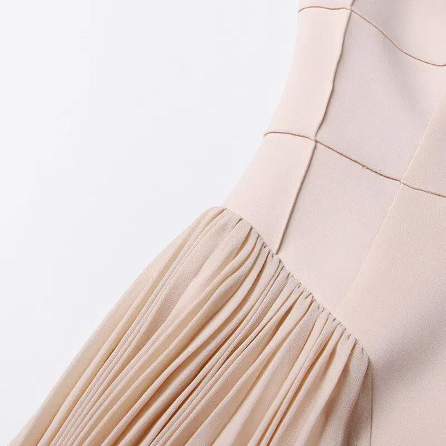 Sleeveless Collar Dress