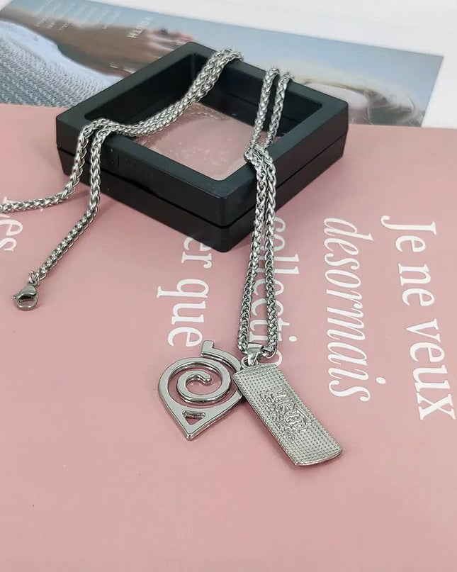 Japanese Ninja Pendant Necklace