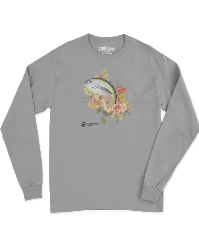 Fishing Flower' Long Sleeve Shirt