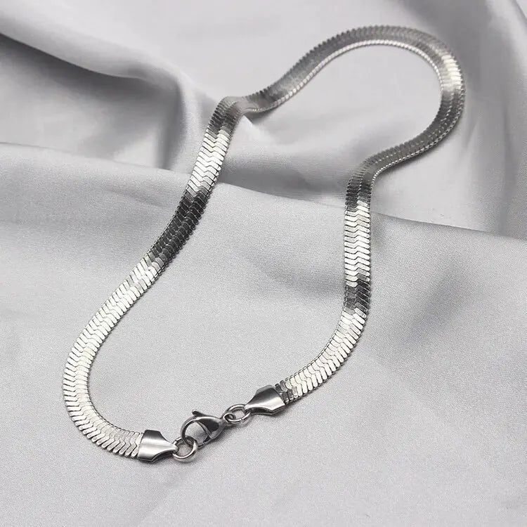 Fashion Snake Chain Men Necklace Choker