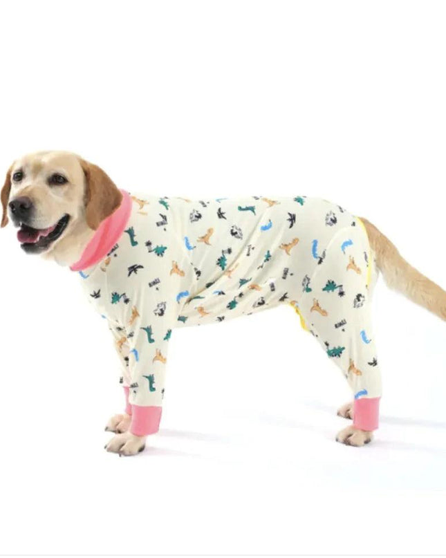 Dog Long Sleeve Homewear Pet Four-legged Clothes