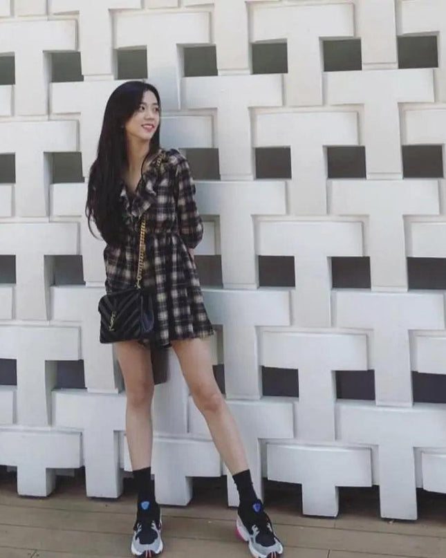 Checkered Plaid Dress