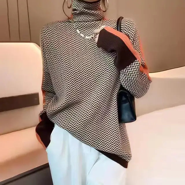 Turtleneck Knitted Sweater