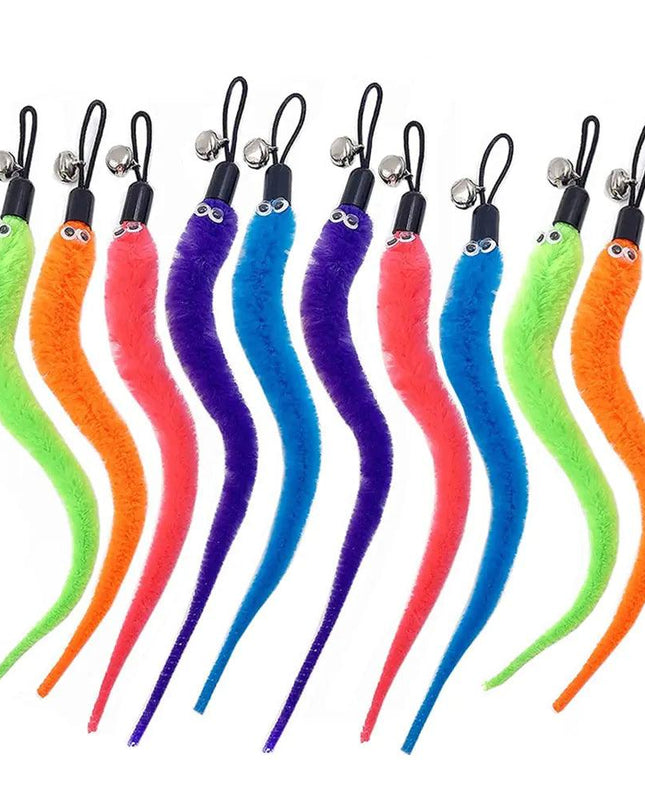 Retractable Cat Feather Toy for Indoor Cats