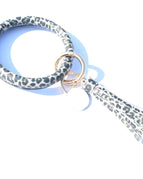 Dark black leopard print