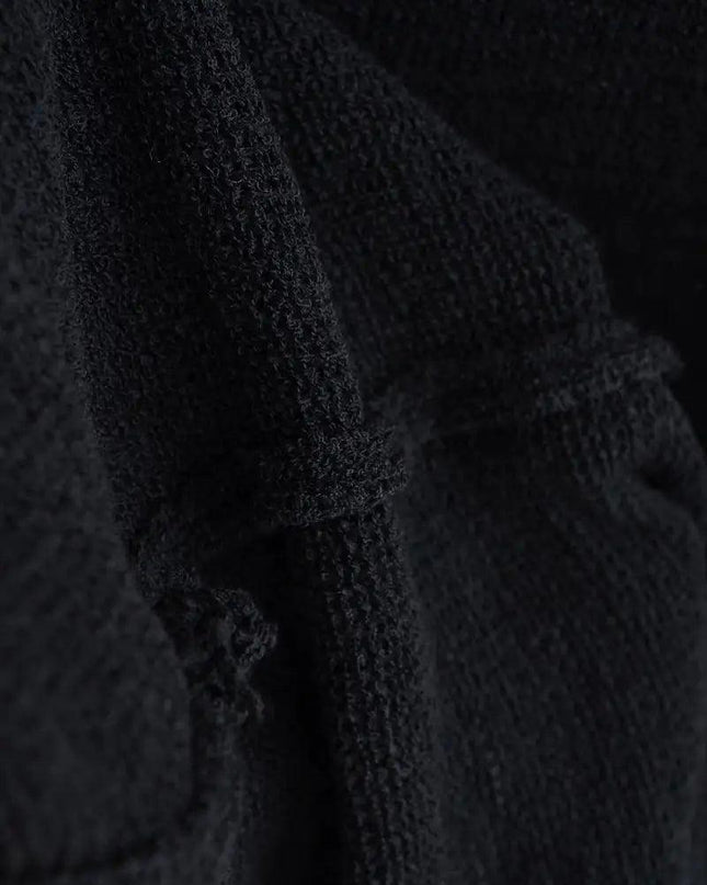 Tiered Tassel Knit Dress