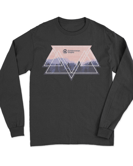 Camping Triangles Long Sleeve Shirt