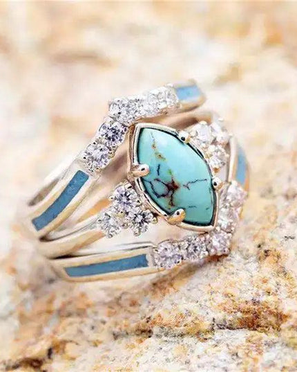Luxurious Shining Crystal Stone Ring