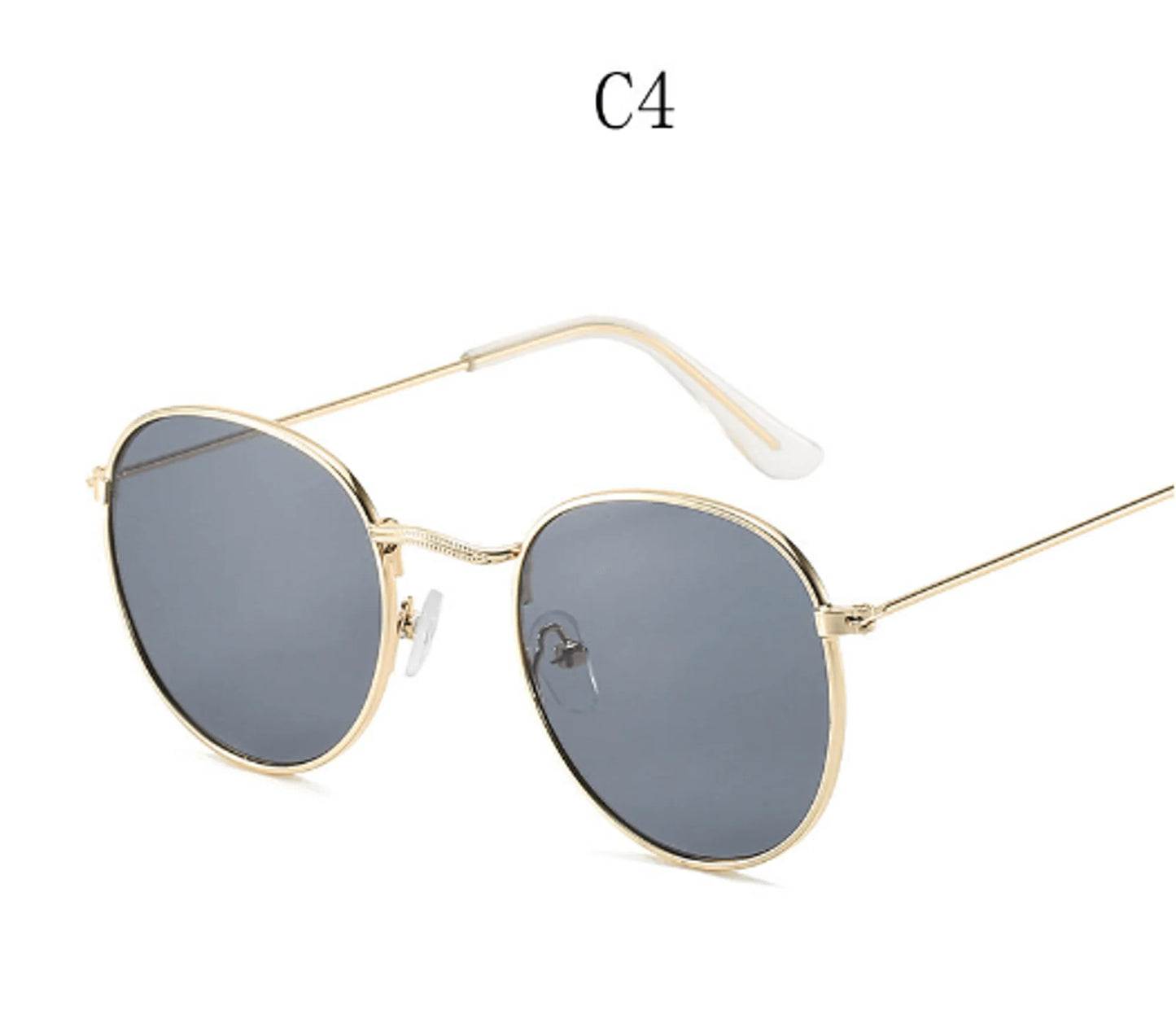 Small Retro Round Sunglasses for Women