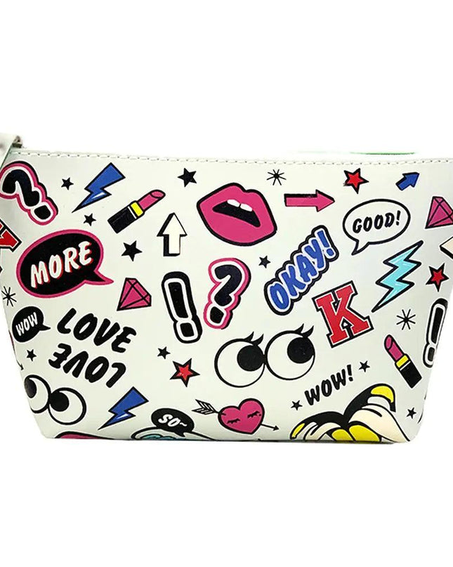 Makeup Bag Rocking In White