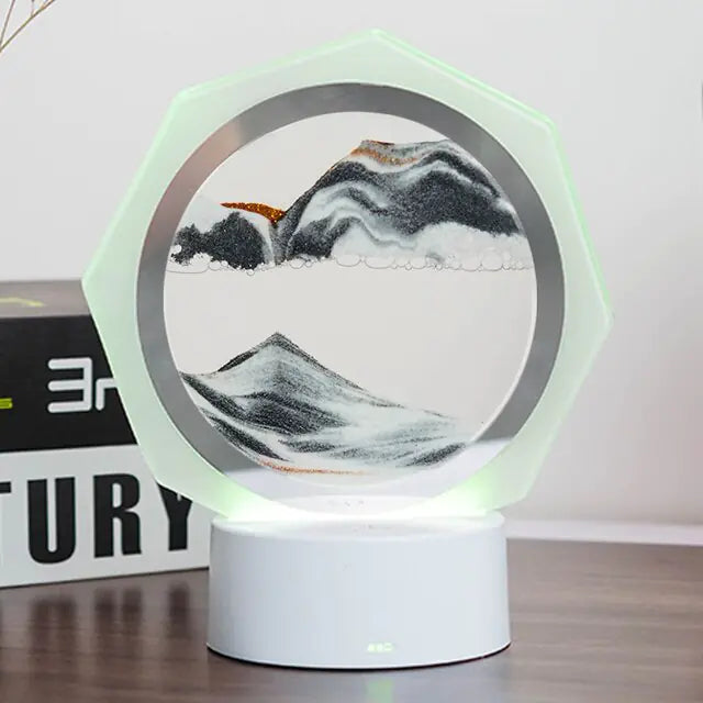 Creative Quicksand Night Light Lamp