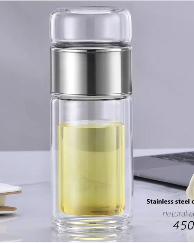 Double-layer Borosilicate Glass Tea Infuser