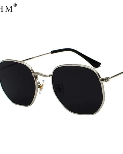 Luxury Sunglasses Classic Square Metal Frame