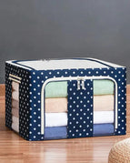 Navy blue wave spot / 50x40x33cm