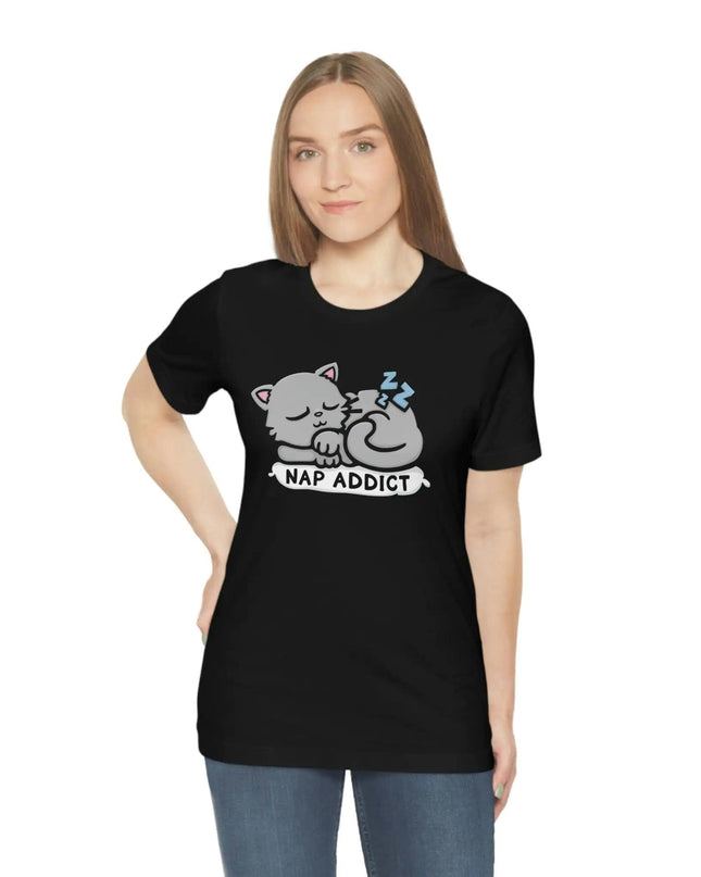 Nap Addict Cat Shirt