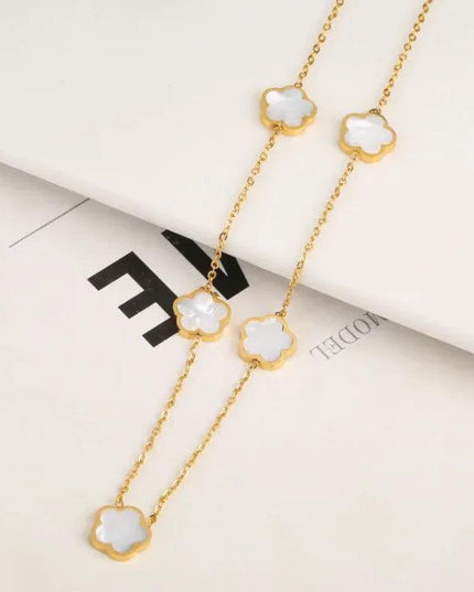 Flora Petal Stainless Jewelry Set