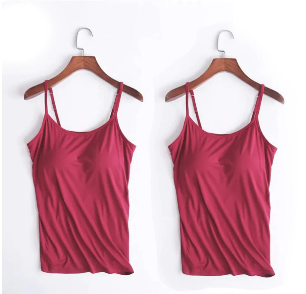 Built-In Bra Sleeveless Yoga Sports