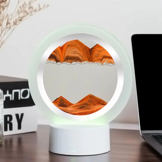 Creative Quicksand Night Light Lamp