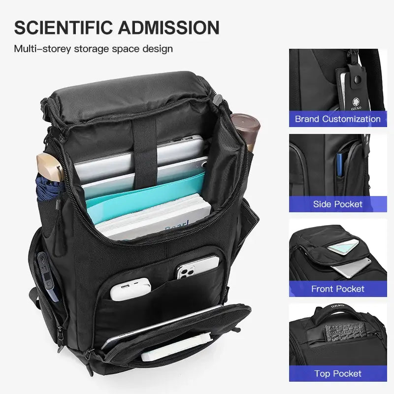 Multifunction Waterproof Laptop Backpack