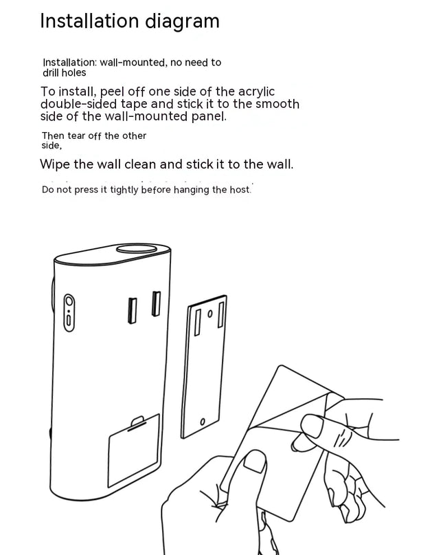Wall-Mounted Automatic Mouthwash Dispenser