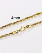 4mm Gold / 20 inch