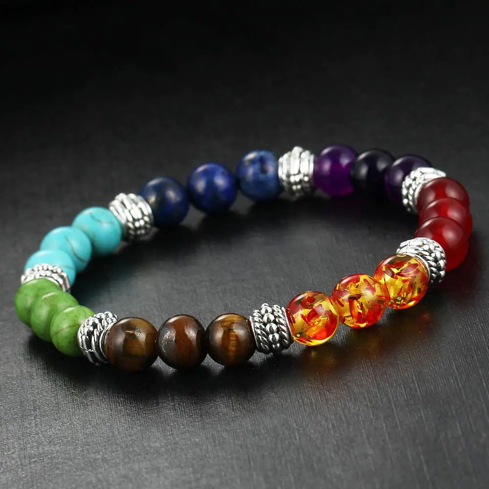 Natural Crystal Healing Anxiety Bracelet