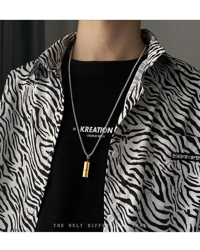 Punk Lighter Stainless Steel Necklace