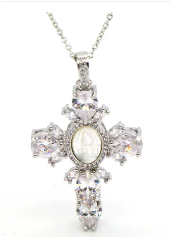 Cross Crystal Necklace