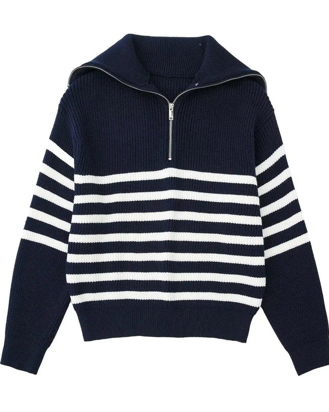 Striped Knitted Sweater