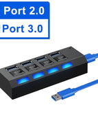 104*35*21mm, 164*35*21mm / 4 Port USB 3.0/2.0