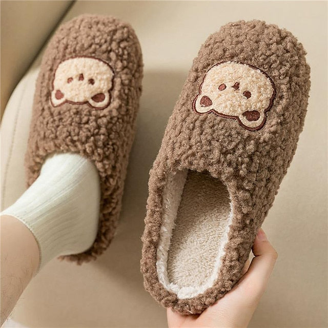 Fluffy Cute Animal Slippers