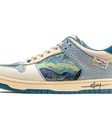 Van Gogh Starry Night Canvas Sneakers