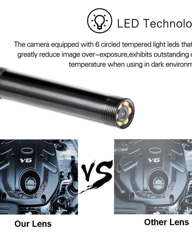 Adjustable Waterproof Endoscope