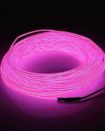 Neon LED Light Glow EL Wire String Strip Rope Tube Decor Car Party + Controller