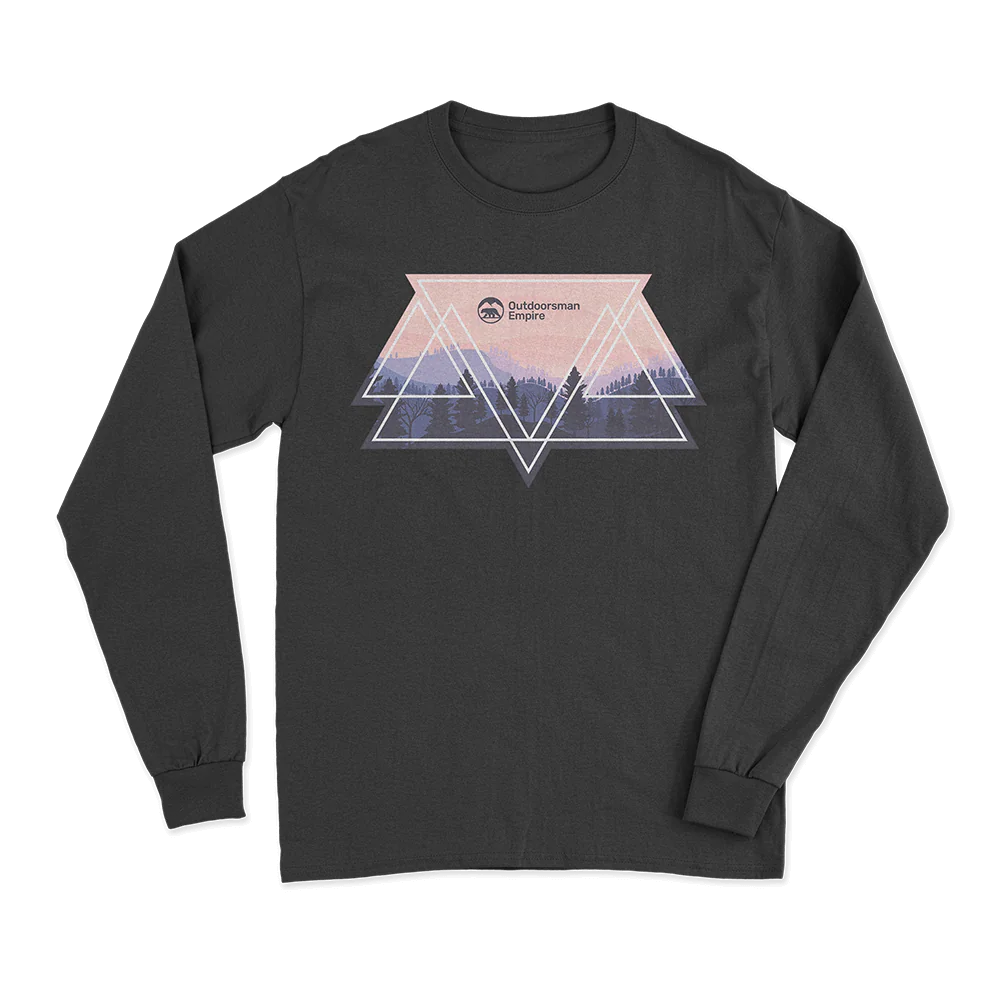 Camping Triangles Long Sleeve Shirt