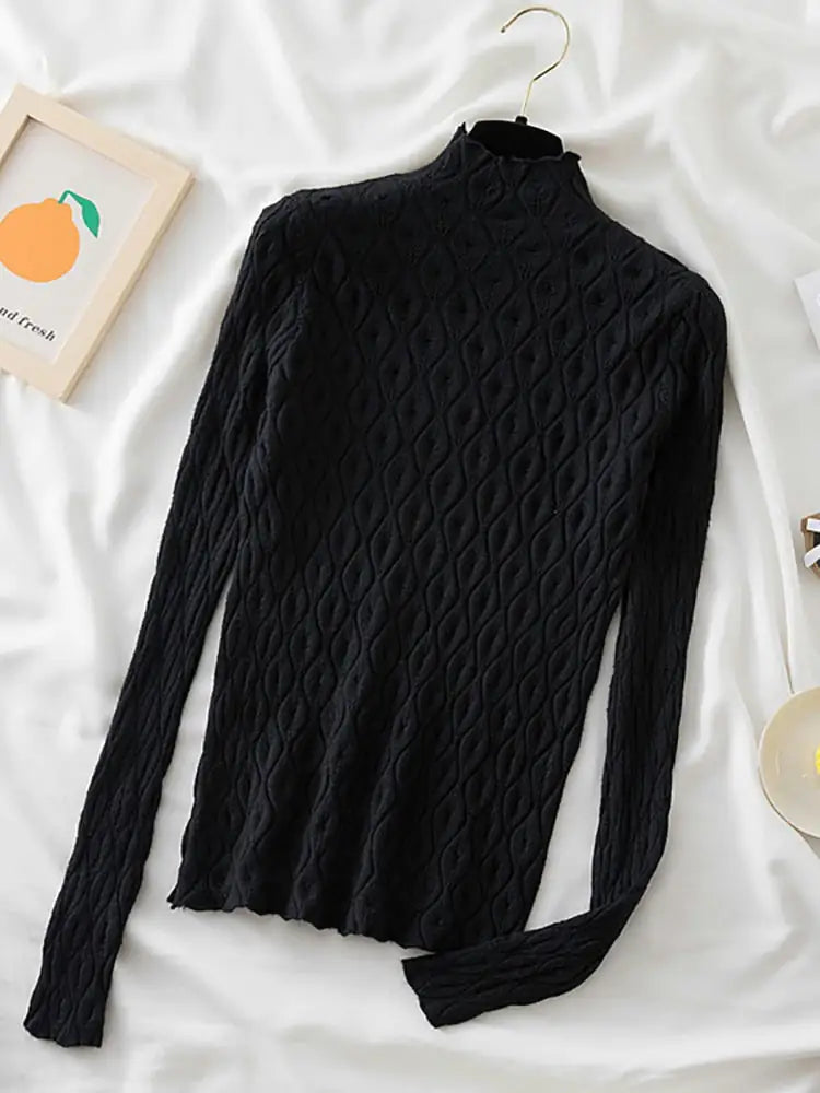 Turtleneck Knitted Sweater