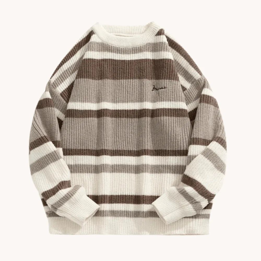 Stripe Knitwear Sweater