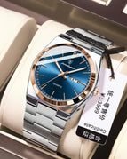 930 Rose Gold And Blue Noodles / Without Necklace