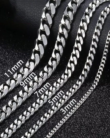 Stainless Steel Cuban Link Chains