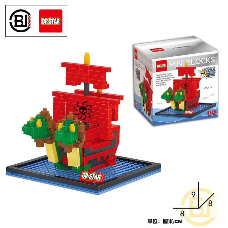 One Piece Pirate Ship Series Building Blocks