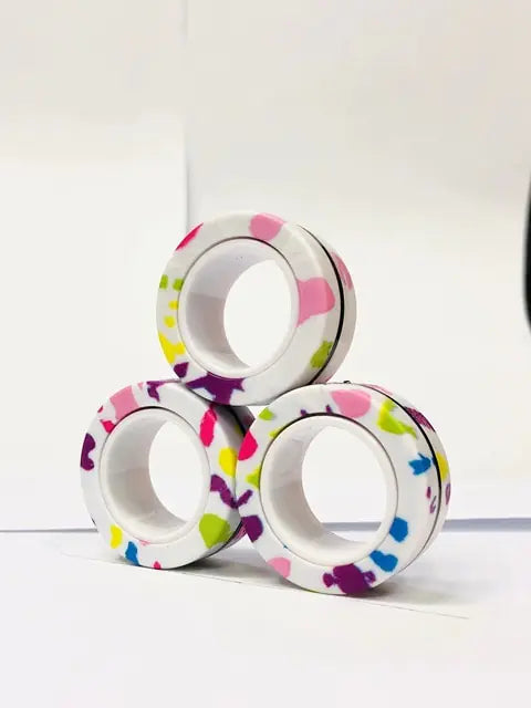 3pcs Finger Magnetic Fidget Rings