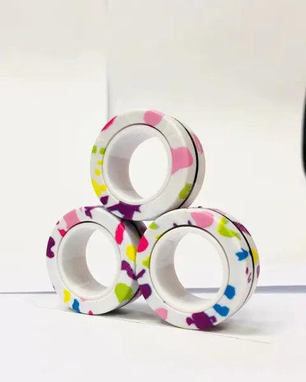 3pcs Finger Magnetic Fidget Rings