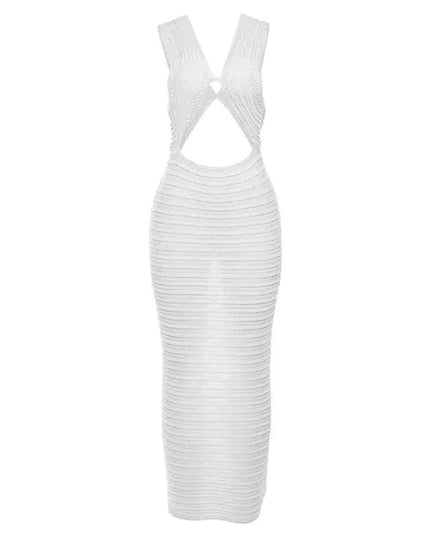 Crochet Knit Maxi Dress