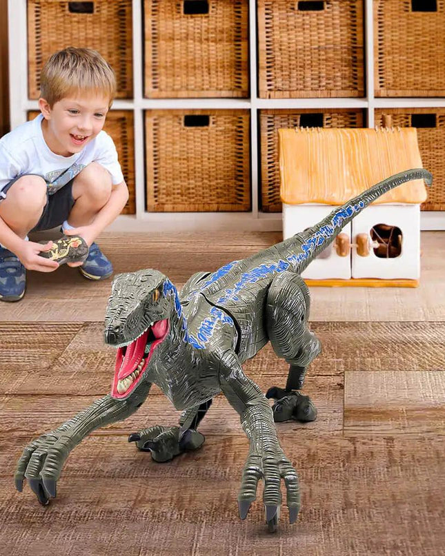 RC Electric Walking Jurassic Dinosaur Simulation Velociraptor