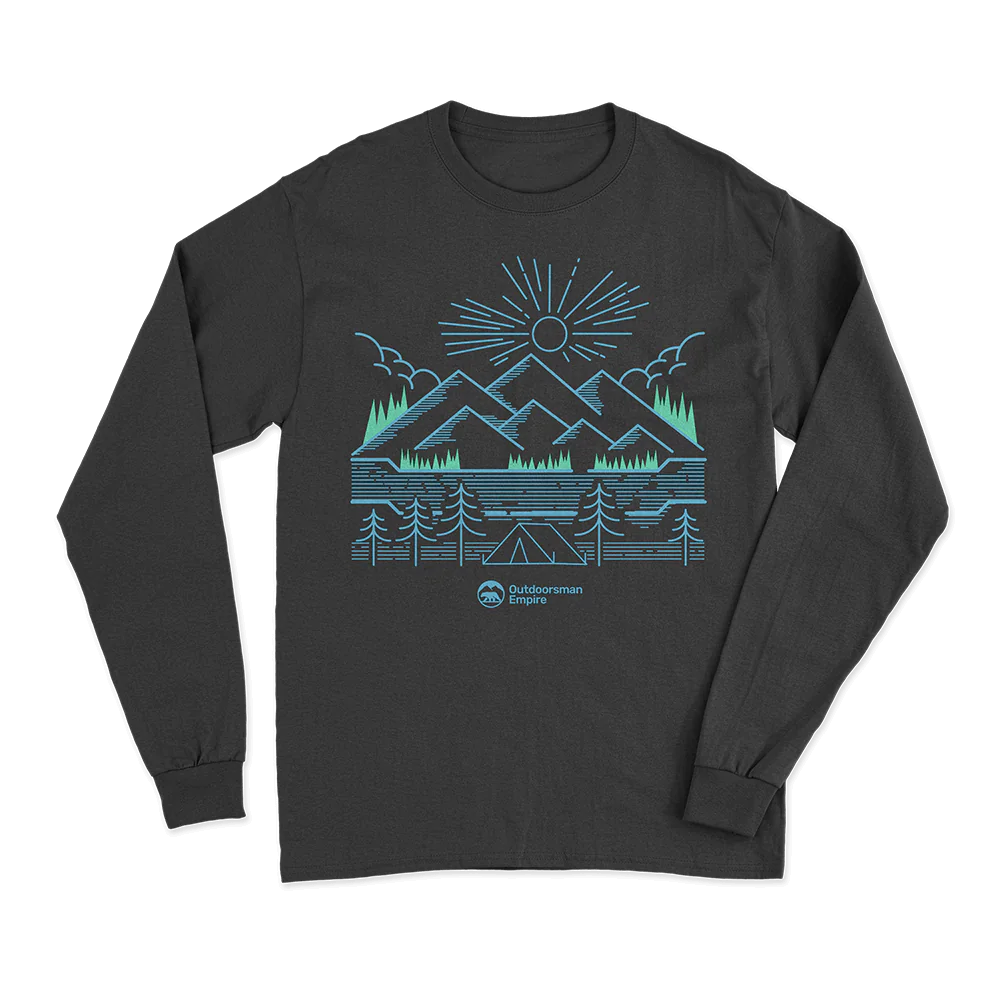 Camping Lines Long Sleeve Shirt